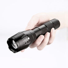 Load image into Gallery viewer, Waterproof Z45 Led Flashlight Ultra Bright Waterproof MINI Torch T6/L2/V6 zoomable 5 Modes 18650 rechargeable Battery for camping tactica Led Mini Water-Resistant Torch Light For Indoor & Outdoor Camping Hiking Accessories Gear