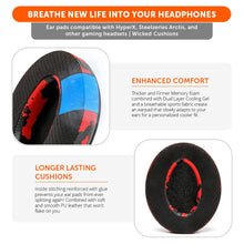 Load image into Gallery viewer, WC FreeZe - Hybrid Cooling Gel Infused Gaming Earpads