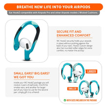 Load image into Gallery viewer, WC HookZ - Over Ear Hooks for Airpods Pro 1, 2 & Airpods 1, 2, 3