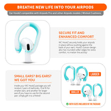 Load image into Gallery viewer, WC HookZ - Over Ear Hooks for Airpods Pro 1, 2 & Airpods 1, 2, 3