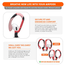 Load image into Gallery viewer, WC HookZ - Over Ear Hooks for Airpods Pro 1, 2 & Airpods 1, 2, 3