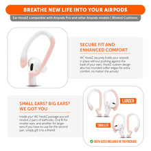 Load image into Gallery viewer, WC HookZ - Over Ear Hooks for Airpods Pro 1, 2 & Airpods 1, 2, 3