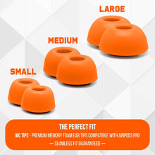 Load image into Gallery viewer, WC TipZ - Memory Foam Ear Tips for Airpods Pro & Airpods Pro 2