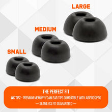 Load image into Gallery viewer, WC TipZ - Memory Foam Ear Tips for Airpods Pro & Airpods Pro 2