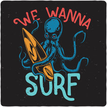 Load image into Gallery viewer, We Wanna Surf Men's Bamboo Viscose/Organic Cotton Short Sleeve Graphic T-Shirt