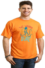 Load image into Gallery viewer, We Wanna Surf Men's Bamboo Viscose/Organic Cotton Short Sleeve Graphic T-Shirt
