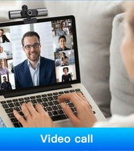 Load image into Gallery viewer, Webcam 1080P Full HD Autofocus Web Camera With Speaker Microphone USB Cam for PC Computer Laptop Video Calling Work Gaming 3D Noise Reduction