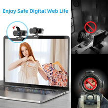 Load image into Gallery viewer, Webcam 2K Full HD Web Camera For PC Computer Laptop USB Web Cam With Microphone Autofocus WebCamera Conferencing and Video Calling