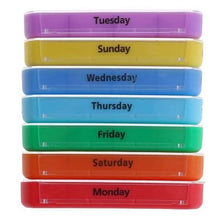 Load image into Gallery viewer, Weekly Pill Organizer Dispenser Box