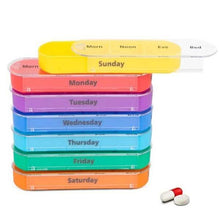 Load image into Gallery viewer, Weekly Pill Organizer Dispenser Box