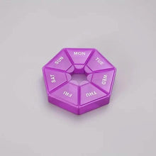 Load image into Gallery viewer, Weekly Rainbow Pill Box - 7-Grid Thickened Pill Storage Box