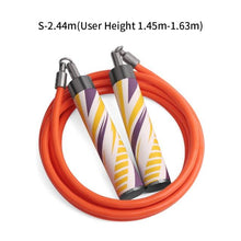 Load image into Gallery viewer, Weighted Jump Rope 8MM Skip Rope Non-Slip PU Power Handles PVC Adjustable Heavy Skipping Rope Non-Slip PU Handles Adjustable Heavy Jump Rope With Ball-Bearing Great For Build Muscle Improve Power Workout Fitness