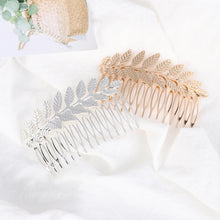 Load image into Gallery viewer, Western Fashion Retro Hair Bands For Women Wedding Metal Gold Leaf Butterfly Hair Headbands Girls Bride Gorgeous Hair Accessories For Women