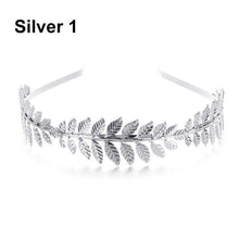 Load image into Gallery viewer, Western Fashion Retro Hair Bands For Women Wedding Metal Gold Leaf Butterfly Hair Headbands Girls Bride Gorgeous Hair Accessories For Women