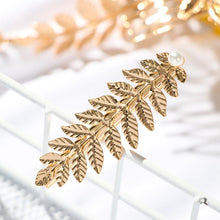 Load image into Gallery viewer, Western Fashion Retro Hair Bands For Women Wedding Metal Gold Leaf Butterfly Hair Headbands Girls Bride Gorgeous Hair Accessories For Women