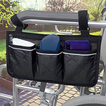 Load image into Gallery viewer, Wheelchair Armrest Organizer Bag