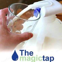 Load image into Gallery viewer, White Automatic Drink Dispenser For Fridge Gallon Magic Tap Electric Water Milk Drink Beverage Hands-Free Dispenser Spill Proof Convenient Dispenser One-Handed Operation Suitable For Outdoor And Home Kitchens