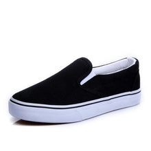 Load image into Gallery viewer, White Couple Canvas Women Espadrilles Shoes Womens Flats Women Running Breathable White Casual Slip On Flats Comfortable Walking Casual Simple Espadrilles