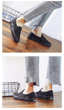 Load image into Gallery viewer, White Couple Canvas Women Espadrilles Shoes Womens Flats Women Running Breathable White Casual Slip On Flats Comfortable Walking Casual Simple Espadrilles