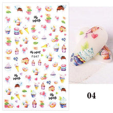Load image into Gallery viewer, White Embossed Flower Lace Sticker Decal Wedding Nail Art Designs Floral Butterfly Japanese Manicures Nail Decoration Metallic Curve Strip Line Nail Decal Self-Adhesive 3D Wave Design Decoration for Women Girls Adhesive Striping Tape Nail Art Stickers