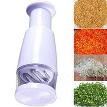 Load image into Gallery viewer, White Kitchen Slicer Pressing Food Chopper Cutter Vegetable Cooking Tool High Quality Easy Use Kitchen Gadgets