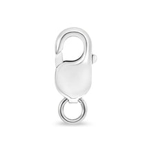 Load image into Gallery viewer, .925 Sterling Silver 1/4 Cttw White and Black Diamond Beagle Dog and Bone Pendant Necklace (I-J Color, I2-I3 Clarity) - 18" Inches