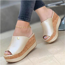Load image into Gallery viewer, White Modern Women Shoes Summer Peep Toe Sandals Fashion Platform Slippers Outdoor Casual Flip Flops Women Shoes Summer Open Toe Sandals Fashion Platform Slippers Outdoor Casual Sandals