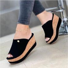 Load image into Gallery viewer, White Modern Women Shoes Summer Peep Toe Sandals Fashion Platform Slippers Outdoor Casual Flip Flops Women Shoes Summer Open Toe Sandals Fashion Platform Slippers Outdoor Casual Sandals