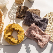 Load image into Gallery viewer, Wide Knitted Headband Bows Knotted Winter Women Turban Hair Accessories For Girls Lady Soft Knitting Winter Headbands Gorgeous Hair Accessories For Women