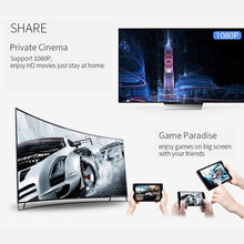 Load image into Gallery viewer, WiFi Wireless Dongle TV Stick HDMI Compatible HD 1080P Wireless TV Cast Display WiFi Display Dongle Receiver For Mobile Phones Cast To TV
