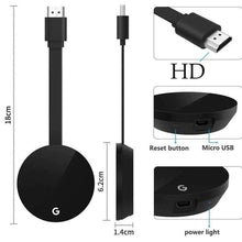 Load image into Gallery viewer, WiFi Wireless Dongle TV Stick HDMI Compatible HD 1080P Wireless TV Cast Display WiFi Display Dongle Receiver For Mobile Phones Cast To TV