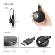 Load image into Gallery viewer, WiFi Wireless Dongle TV Stick HDMI Compatible HD 1080P Wireless TV Cast Display WiFi Display Dongle Receiver For Mobile Phones Cast To TV