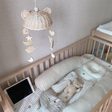Load image into Gallery viewer, Wind Chime With Wooden Pendant Kids Room Decoration Wall Hanging Ornaments Clouds and Stars Sooth Pendant Toy Nursery Decoration Gift for Newborn Boys and Girls