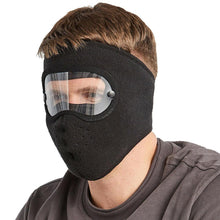 Load image into Gallery viewer, Windproof Anti Dust Face Mask Cycling Ski Breathable Masks Fleece Face Shield Hood Caps with HD Goggles Cycling Cap Balaclava Skating Hat Motorbike Biker Racing Breather Mask Tactical Airsoft Cap Scarf Mask Ski Hat Spring Summer For Men Women