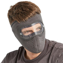 Load image into Gallery viewer, Windproof Anti Dust Face Mask Cycling Ski Breathable Masks Fleece Face Shield Hood Caps with HD Goggles Cycling Cap Balaclava Skating Hat Motorbike Biker Racing Breather Mask Tactical Airsoft Cap Scarf Mask Ski Hat Spring Summer For Men Women