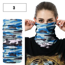 Load image into Gallery viewer, Windproof Head Scarves Neck Warmer Cycling Camping Hiking Men Women Fashion Magic Scarves Turban Outdoor Headband Bandanas Washable Cloth Bandanas Women Men Neck Gaiter Cover Turban Multipurpose Balaclava Elastic UV Face Shields for Women