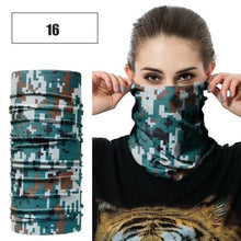Load image into Gallery viewer, Windproof Head Scarves Neck Warmer Cycling Camping Hiking Men Women Fashion Magic Scarves Turban Outdoor Headband Bandanas Washable Cloth Bandanas Women Men Neck Gaiter Cover Turban Multipurpose Balaclava Elastic UV Face Shields for Women