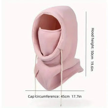 Load image into Gallery viewer, Winter Balaclava Hooded Scarf - Warm Neck Gaiter with Hood