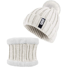Load image into Gallery viewer, Winter Beanie Hat Scarf Set for Women