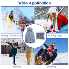 Load image into Gallery viewer, Winter Beanie Hat Scarf Set for Women