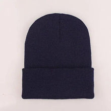Load image into Gallery viewer, Winter Beanie Hats For Men And Women One Size Beanies Knitted Solid Cool Hat Girls Autumn Female Beanie Warm Comfortable Soft Casual Cap For Cold Weather