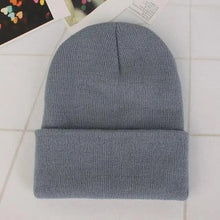 Load image into Gallery viewer, Winter Beanie Hats For Men And Women One Size Beanies Knitted Solid Cool Hat Girls Autumn Female Beanie Warm Comfortable Soft Casual Cap For Cold Weather