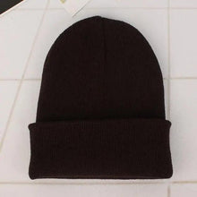 Load image into Gallery viewer, Winter Beanie Hats For Men And Women One Size Beanies Knitted Solid Cool Hat Girls Autumn Female Beanie Warm Comfortable Soft Casual Cap For Cold Weather