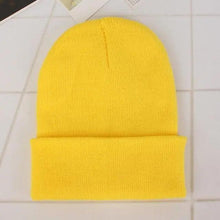 Load image into Gallery viewer, Winter Beanie Hats For Men And Women One Size Beanies Knitted Solid Cool Hat Girls Autumn Female Beanie Warm Comfortable Soft Casual Cap For Cold Weather