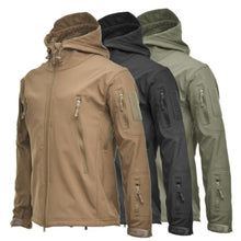 Load image into Gallery viewer, Winter Big Size Men Camouflage Jacket Soft Classic Design Unique Wind & Water-Resistant Jacket Tactical Jacket Men Waterproof Warm Windbreaker Clothing For Men Outdoor Camouflage Hooded Coat