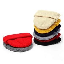 Load image into Gallery viewer, Winter Colorful Modern Cap Retro Wool Knit Lightweight Beanie Warm Comfortable Unisex Caps