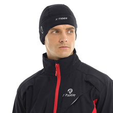 Load image into Gallery viewer, Winter Cycling Cap Windproof Thermal Ski Cap Running Skiing Motorcycle Riding Hat Men Women Bike Cycling Headwear Winter Cycling Caps for Men Women Windproof Cycling Hat with Sun Visor Under Helmet Liner Black