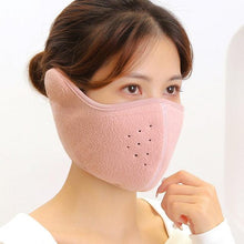 Load image into Gallery viewer, Winter Cycling Mask Unisex Fleece Thermal Warm Windproof Half Face Mask Balaclava Outdoor Sport Fishing Skiing Mask Half Mask Balaclava Ski Mask with Adjustable Windproof Cap Headwear Balaclava Half Face Mask Windproof Men Women