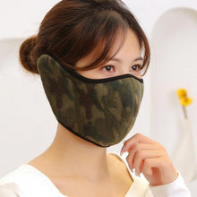 Load image into Gallery viewer, Winter Cycling Mask Unisex Fleece Thermal Warm Windproof Half Face Mask Balaclava Outdoor Sport Fishing Skiing Mask Half Mask Balaclava Ski Mask with Adjustable Windproof Cap Headwear Balaclava Half Face Mask Windproof Men Women