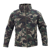 Load image into Gallery viewer, Winter Fleece Jacket Men Soft Waterproof Camouflage Coat Tactical Hiking Jackets Uniform Thermal Fleece Jacket Men Casual Clothing Climbing Warm Jacket Workout Outdoor Windbreaker Clothing